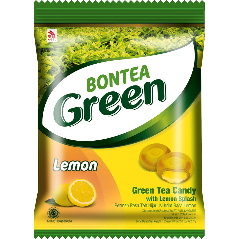 AGEL Green Tea Lemon Candy 135g