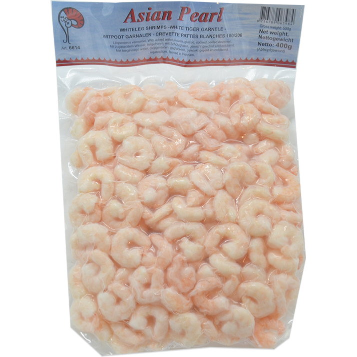 ASIAN PEARL Whiteleg Shrimp 100/200 400g