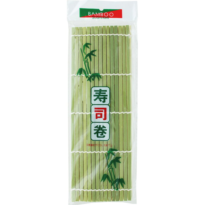 Bamboo Sushi Mat Green 24x24cm