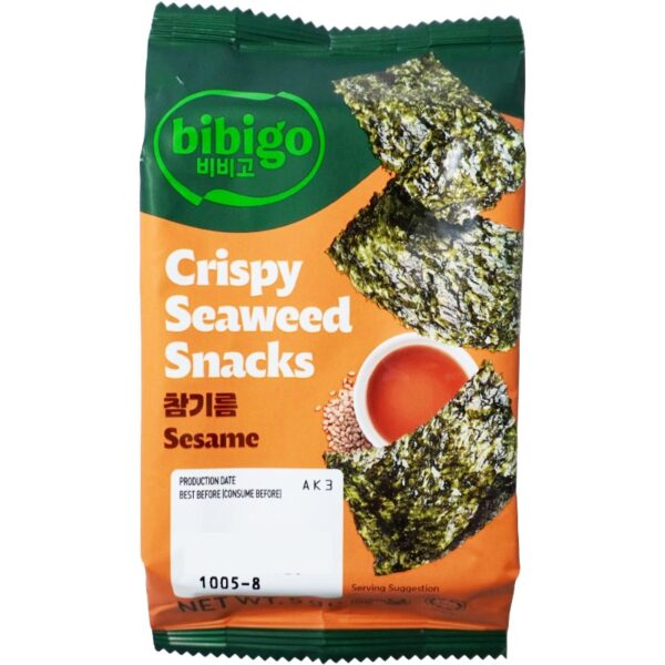 BIBIGO Crispy Seaweed Snacks Sesame Flavour 5g