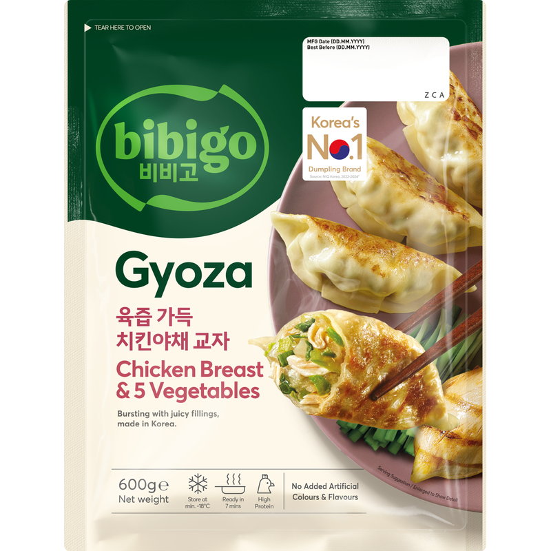 BIBIGO Gyoza Chicken Breast & 5 Vegetables 600g
