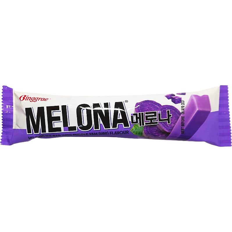 BINGGRAE Ube Melona Ice Bar Purple Yam 70ml
