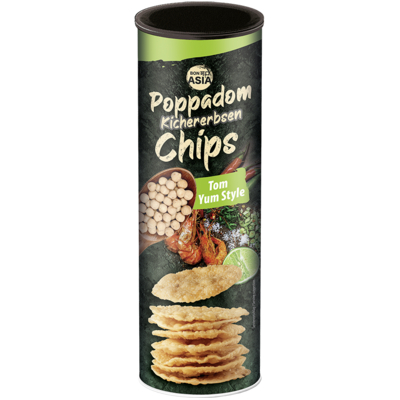 BON ASIA Papadums Tom Yum Chickpeas 70g
