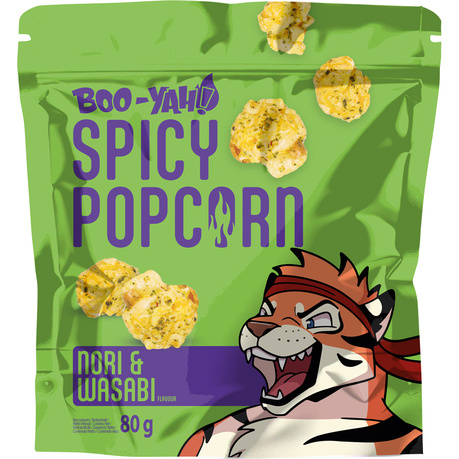 BOO-YAH Popcorn Nori Wasabi 80g