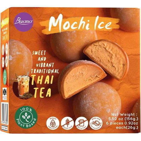 BUONO Mochi Ice Thai Tea 156g