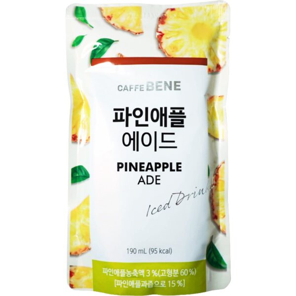 CAFFE BENE Pineapple ADE Drink 190ml