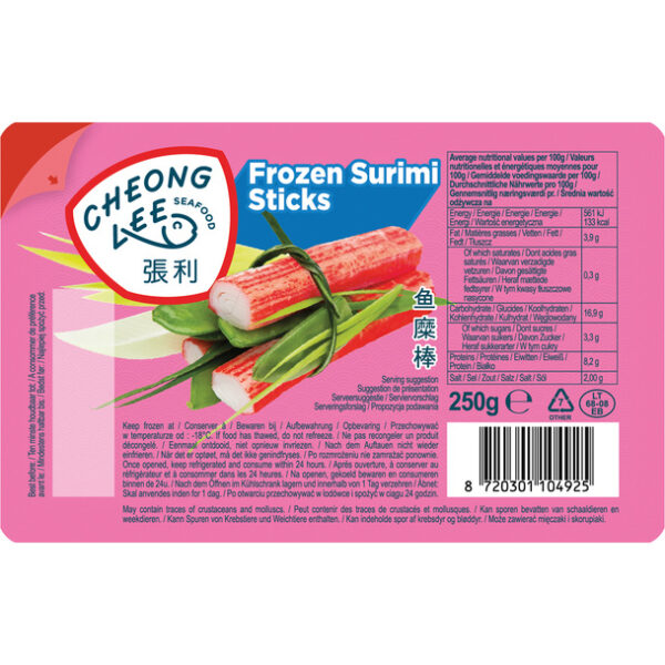 CHEONG LEE SEAFOOD Surimi Sticks 250g