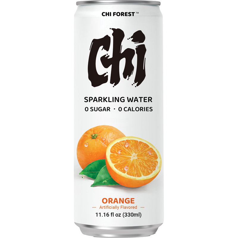 CHI FOREST Sparkling Water Orange Can 330ml
