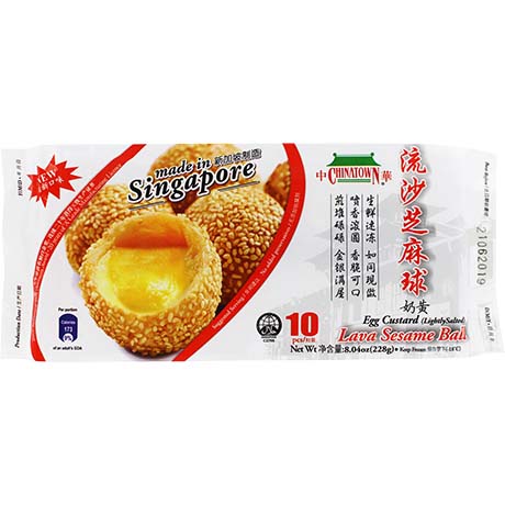 CHINATOWN Sesame Balls Lava Egg Custard 228g