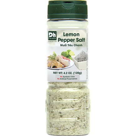 DH FOODS Lemon Pepper Salt Mix 120g