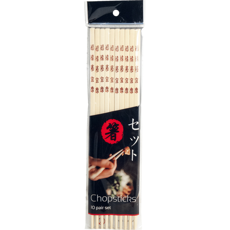 EMRO AZIATICA Bamboo Chopsticks Fu-Lu-Shou-Yi-Hong (Art.No 6006426)