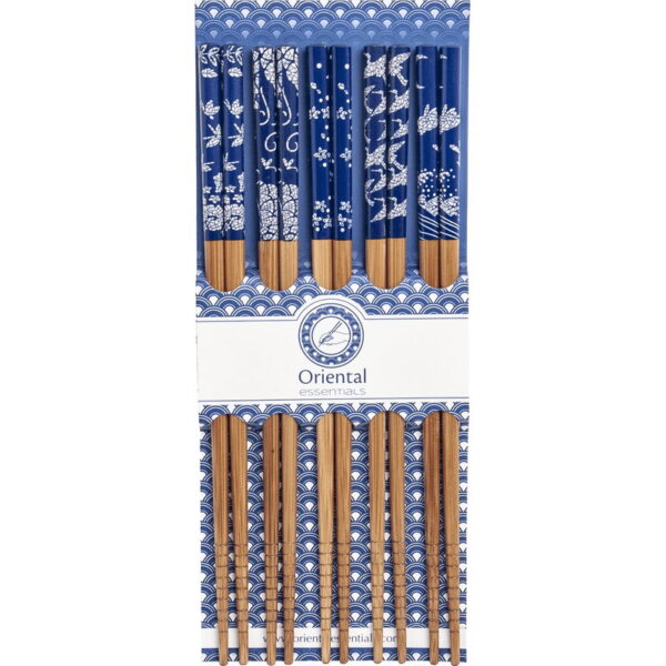 EMRO AZIATICA Blue Patterns Chopstick Set (Art. No 6006222)