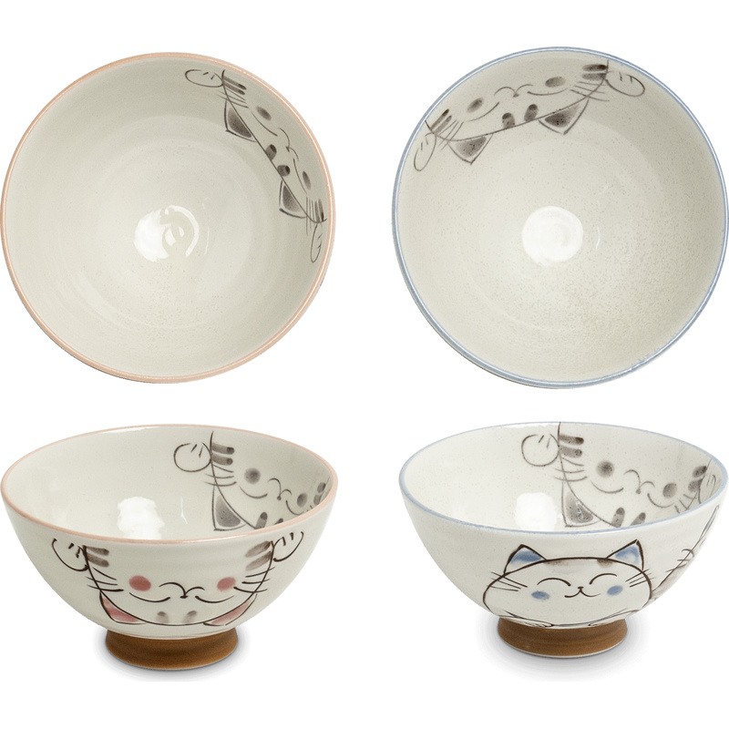 EMRO AZIATICA Bowl Three Cat 11.5cm x H6cm (Art.No 6040096)