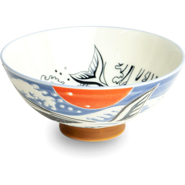 EMRO AZIATICA Porcelain Bowl Whale 14cm x H6.5cm (Art.No 6041247)