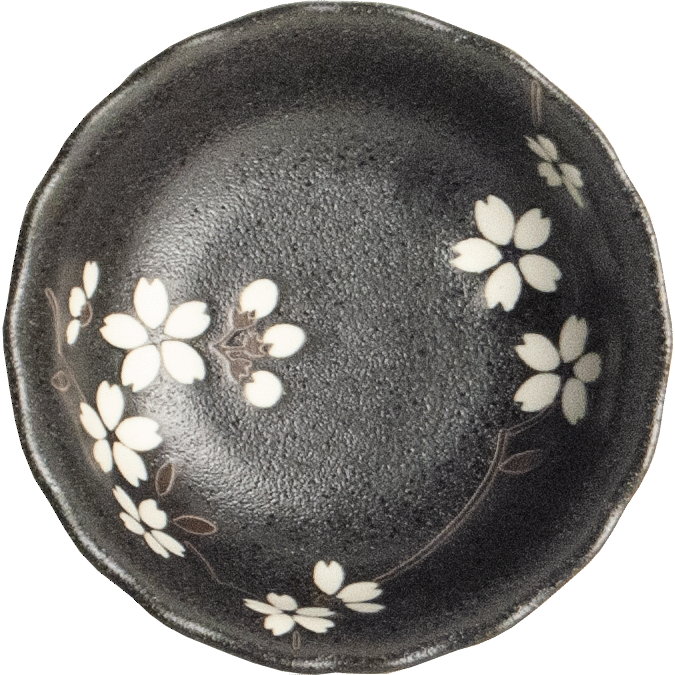EMRO AZIATICA Sauce Dish Anemone Black 9cm x H3.5cm (Art.No 6044114)