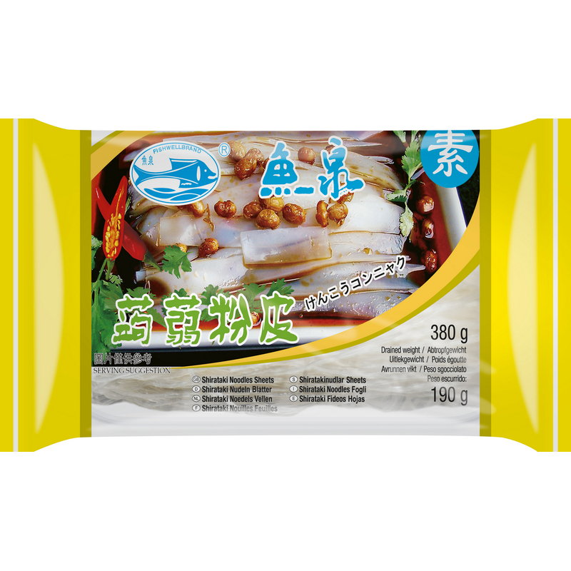 FISHWELL Sheet Konjac Noodle 380g