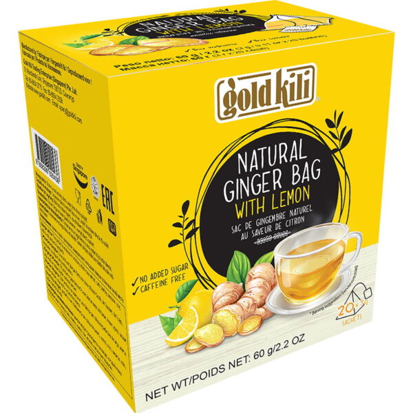 GOLD KILI Ginger Lemon Tea Bag 20x3g