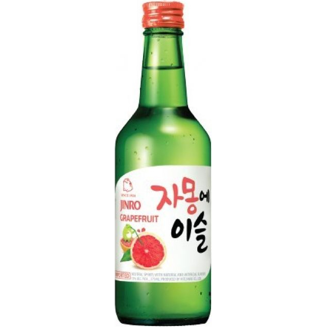 JINRO Grapefruit Soju 13% 350ml