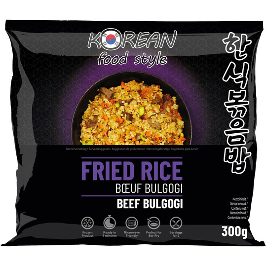 KOREAN FOOD STYLE Fried Rice Beef Bulgogi 300g