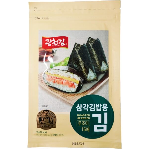KWANG CHEON KIM Roasted Seaweed for Onigiri 15 Sheets