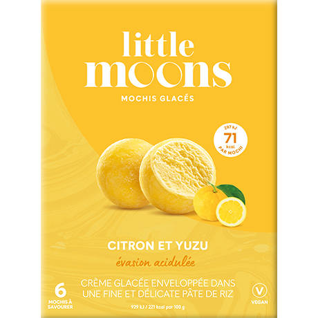 LITTLE MOON Mochi Ice Yuzu & Lemon 192g