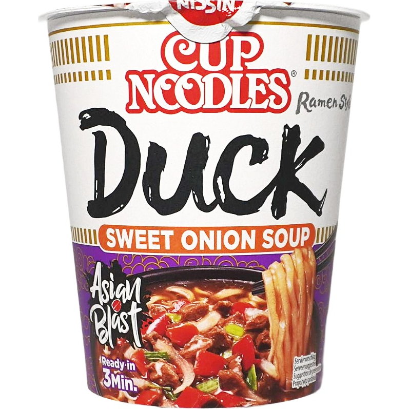 NISSIN Instant Cup Noodles Roasted Duck Sweet Onion Soup 65g