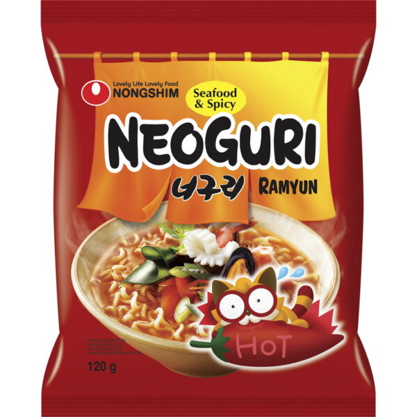 NONGSHIM Instant Neoguri Ramyun Seafood and Spicy 120g