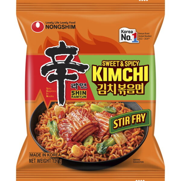 NONGSHIM Instant Shin Ramyun Stir Fry Kimchi 137g