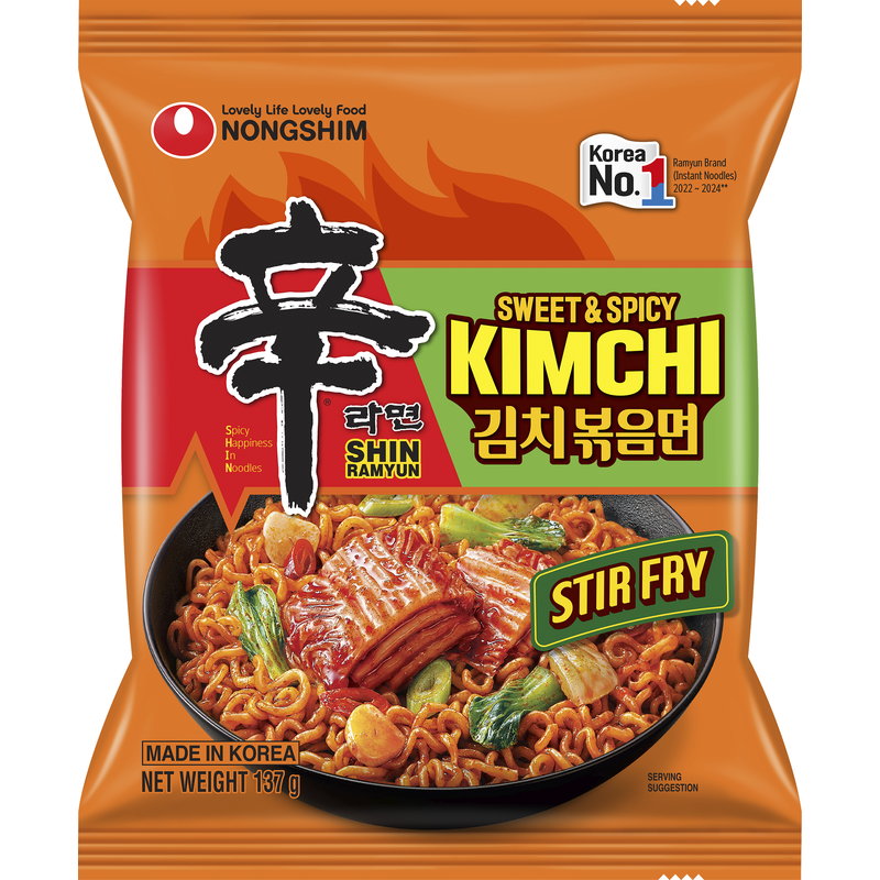 NONGSHIM Instant Shin Ramyun Stir Fry Kimchi 137g