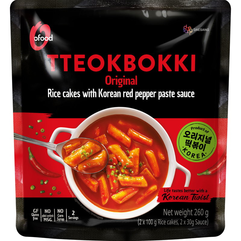 O'FOOD Instant Tteokbokki Gochujang Sauce 260g