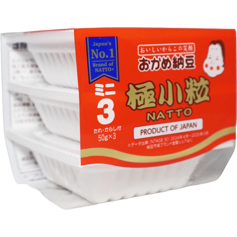 OKAME Natto Fermented Soybeans Extra Small 3x50g