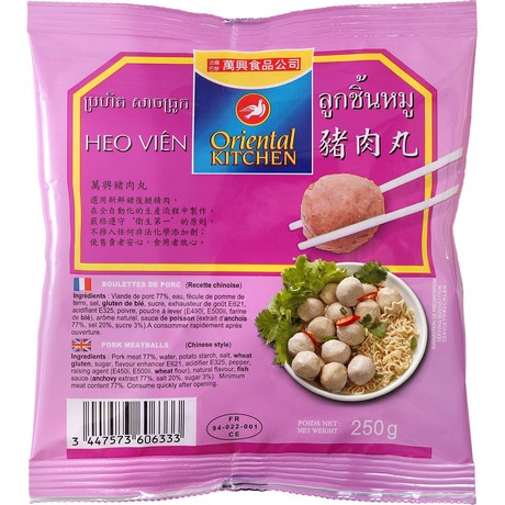 ORIENTAL KITCHEN Meatballs Pork 250g