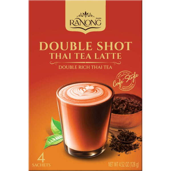 RANONG TEA Double Shot Thai Tea Latte 128g