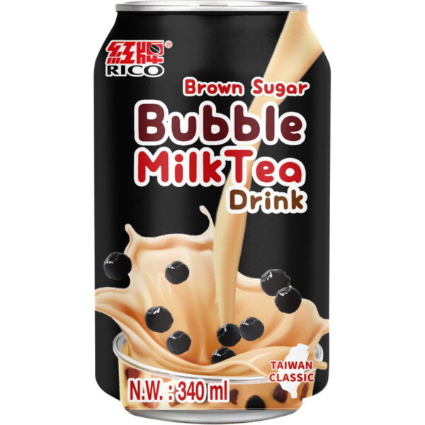 RICO Bubble Milk Tea Drink Brown Sugar 350ml