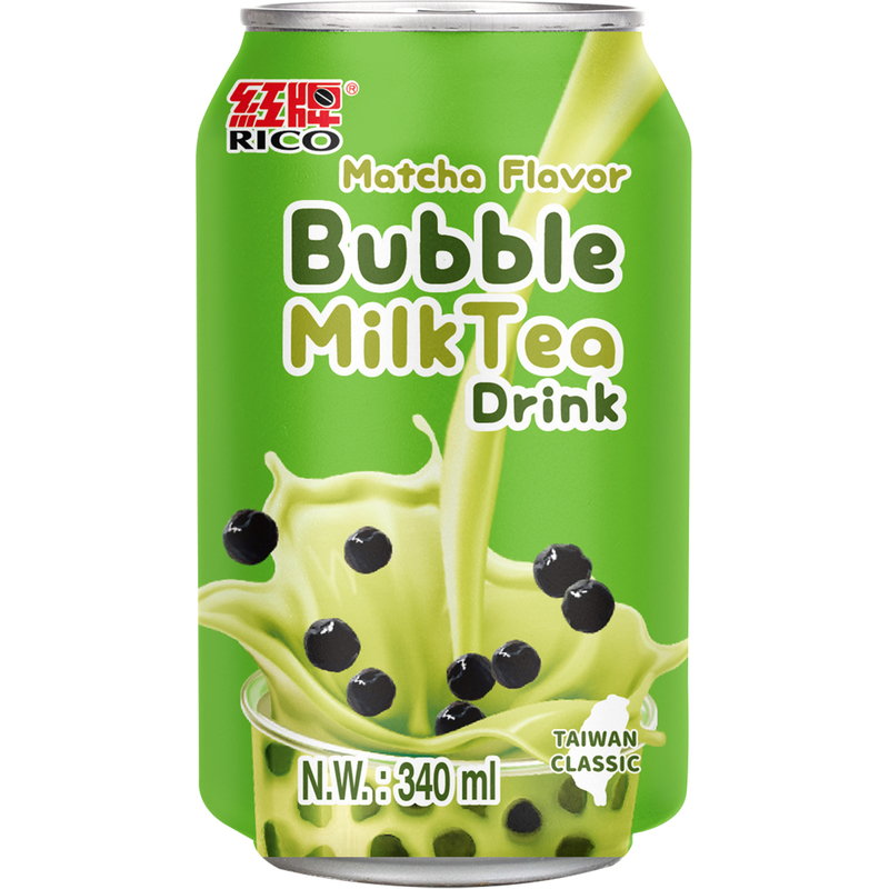 RICO Bubble Milk Tea Drink Matcha 350ml