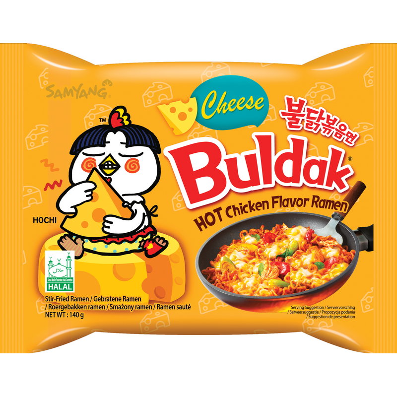 SAMYANG Buldak Instant Hot Chicken Ramen Cheese Flavor 140g