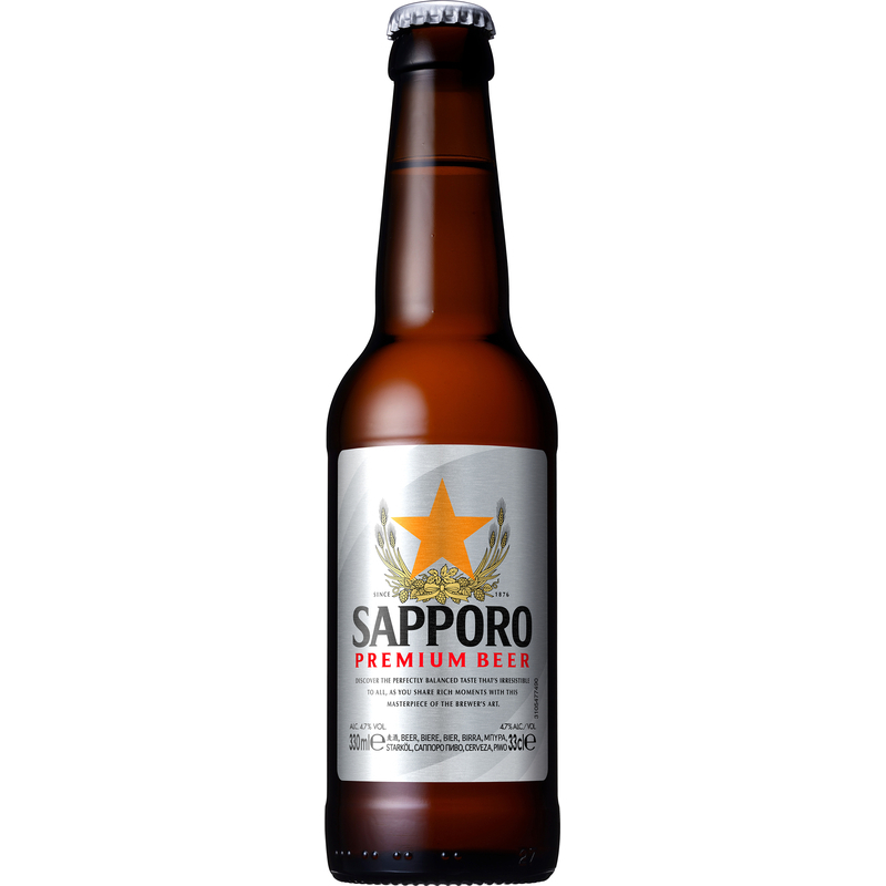 SAPPORO Beer 4.7% 330ml