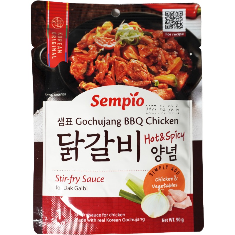 SEMPIO Gochujang BBQ Chicken Dak Kalbi 90g