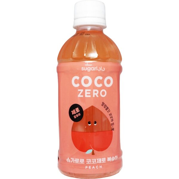 SUGARLOLO Coco Zero Drink Peach 340ml