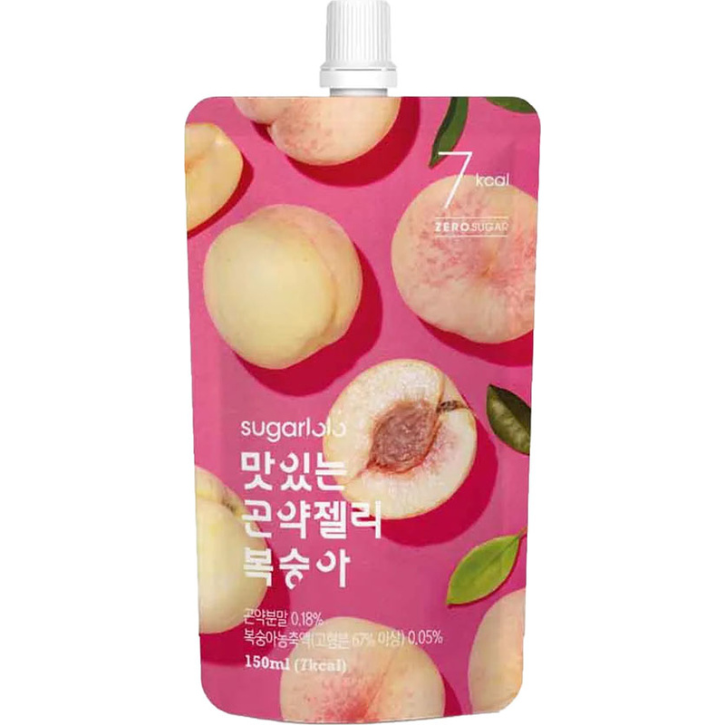SUGARLOLO Konjac Jelly Peach 150g