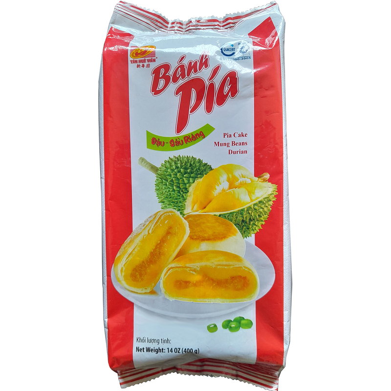 TAN HUE VIEN Pia Cake Mung Bean Durian Flavour 100g