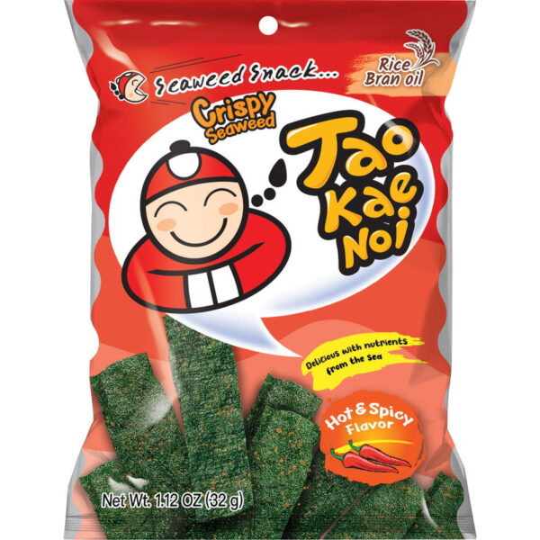 TAO KAE NOI Crispy Seaweed Spicy Flavor 32g