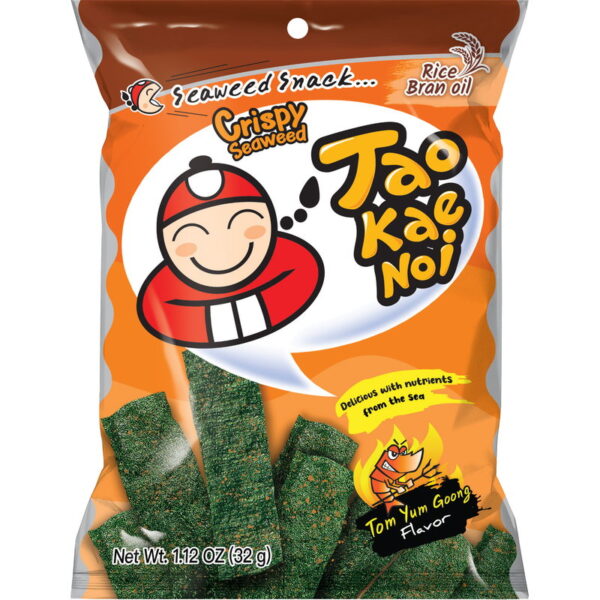 TAO KAE NOI Crispy Seaweed Tom Yum Goong 32g
