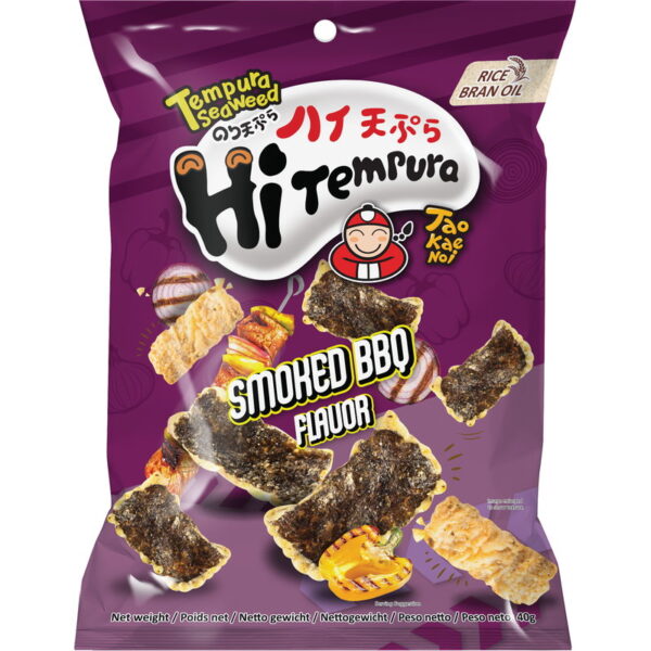 TAO KAE NOI Hi Tempura Seaweed Smoked BBQ 40g