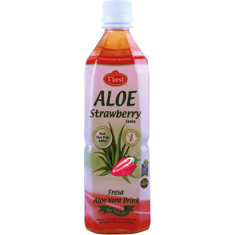 T'BEST Strawberry Aloe Vera Drink 500ml
