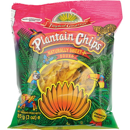 TROPICAL GOURMET Banana Chips Double Sweet Flavor 85g