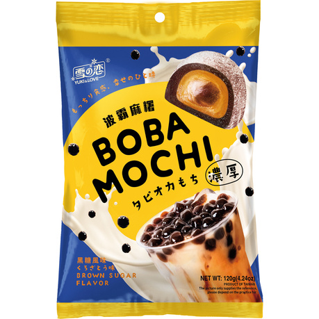 YUKI & LOVE Boba Mochi Brown Sugar 120g