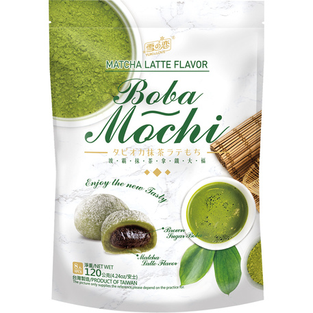 YUKI & LOVE Boba Mochi Matcha Latte 120g