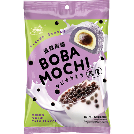 YUKI & LOVE Boba Mochi Taro 120g