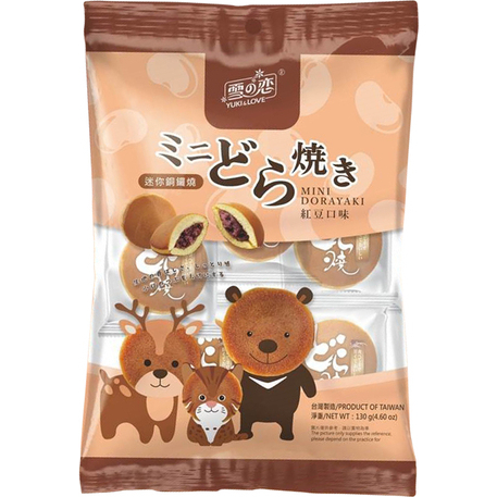YUKI & LOVE Mini Dorayaki Red Bean 130g